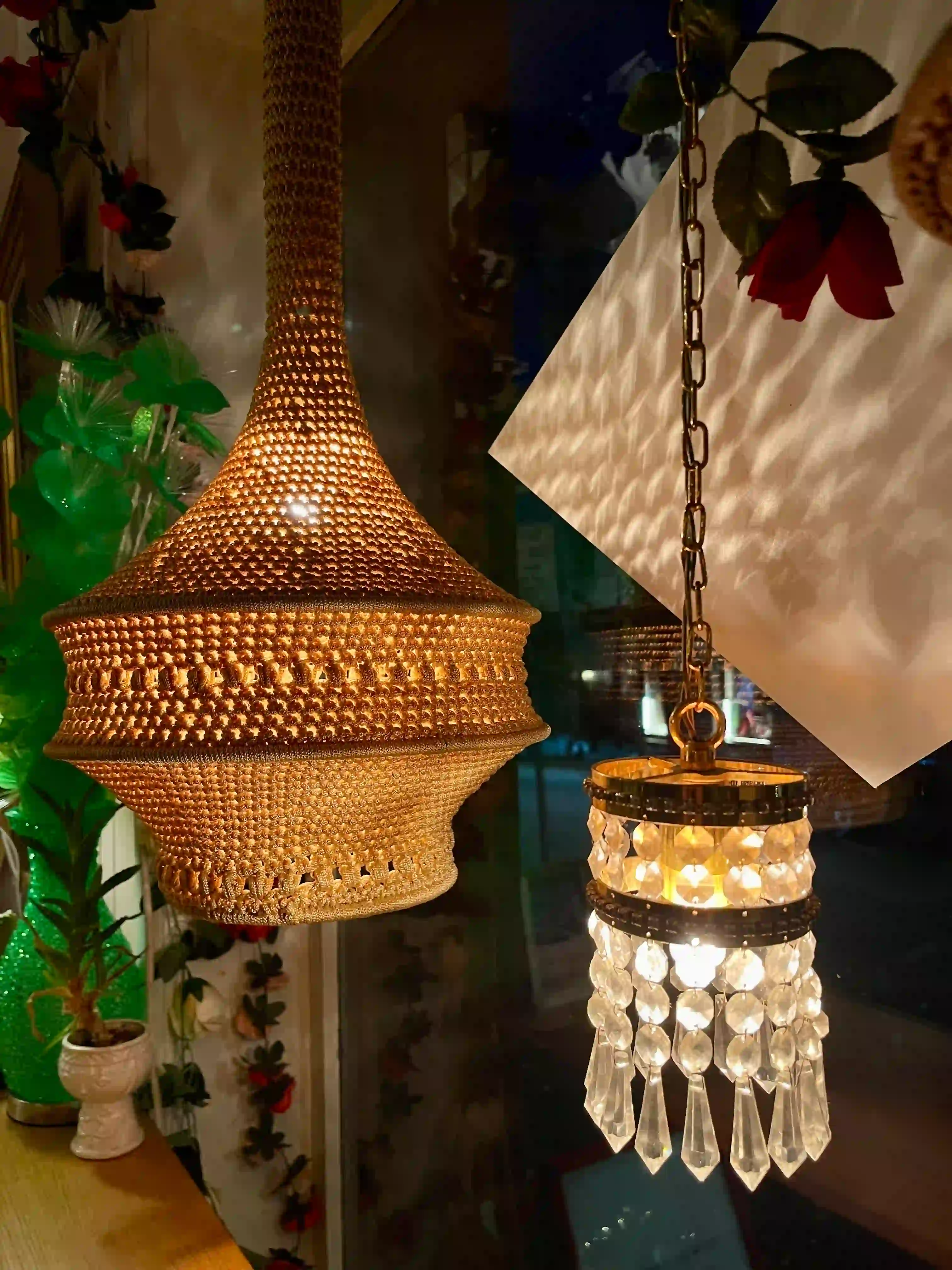 Heklede lamper